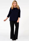 Shirt wide 3/4 sleeve DOLCE - blue - #2