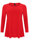 Tunic long sleeve flare DOLCE - red - #4