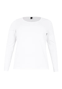 Tunic tight fit COTTON - white - #4