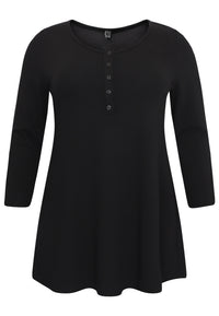 Tunic flare DIAGONAL - black - #4