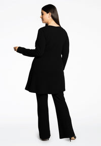 Tunic wide bottom DIAGONAL - black - #3