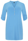 Tunic DOLCE grandad collar - light blue - #4