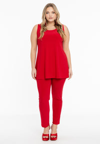 Pencil trousers DOLCE - red - #1