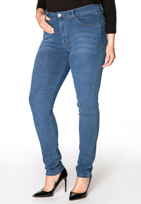 Shaping skinny jeans 5p LONG - indigo - #1