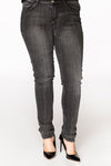 Black washed jeans DENIM - black - #2