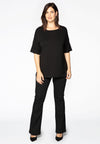 Flared jeans - black