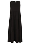 Dress puckering COTTON - black - #4
