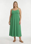 Dress spaghetti elastic waist dolce - Grün