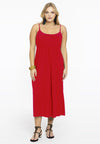Dress spaghetti elastic waist dolce - Rot