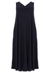 Dress sleeveless A-line DOLCE - blue - #4