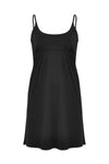 Slip dress elastic waist VISCOSE - black - #4