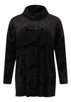 Pullover turtle neck PLUSH - black - #3