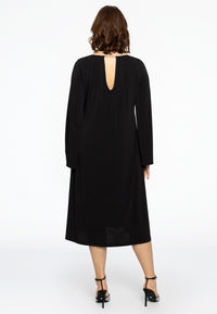 Dress A-line with chain DOLCE - black - #3
