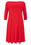 Kleid mit U-Boot-Ausschnitt DOLCEDress boat neck DOLCE - red - #4