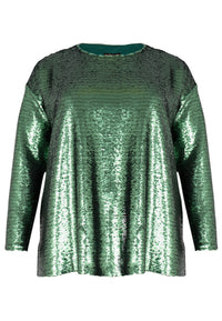 Tunic square paillette - green - #2
