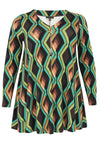 Tunika Swing mit Reißverschluss GATSBYTunic Swing Zipper GATSBY - brown - #4