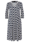 Kleid mit V-Ausschnitt COLLIERDress V-neck COLLIER - blue - #4