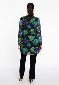 Tunic wide bottom ROSALIA - black - #3