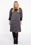 Dress square REBEL - grey