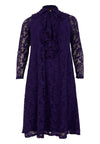 Dress A-line volants LACE - purple - #4