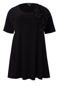 Tunic wide bottom CORSAGE - black - #3