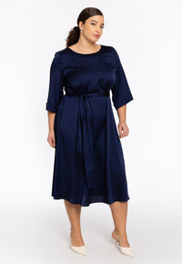 Dress belt SATINI - blue - #2