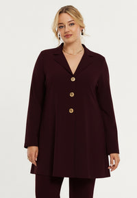 Blazer A-line R-DOLCE - dark red - #1
