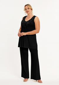 Singlet flare ruffles R DOLCE - black - #2