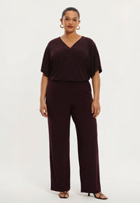 Trousers R DOLCE - dark red - #1