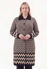 Cardigan ZIGZAG - black - #2
