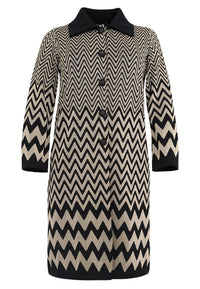 Cardigan ZIGZAG - black - #3
