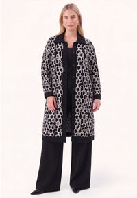 Cardigan long ANELLI - black - #1