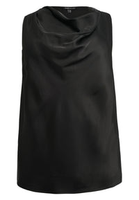 Singlet waterfall SATIN - black - #3