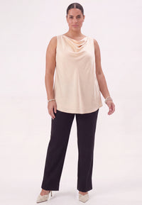 Singlet waterfall SATIN - pink - #1