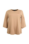 Top eco vero FLOWER - light brown - #3