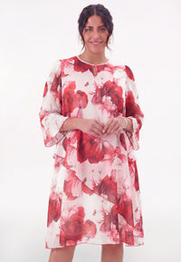 Dress A-line ISLA - red - #2