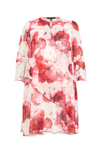 Dress A-line ISLA - red - #4