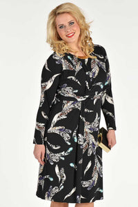 Dress gold buckle PLUME - black - #1