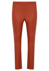 Legging full stretch leather - mid brown - #2