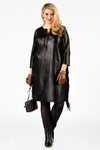 Dress fringing leather - black - #1