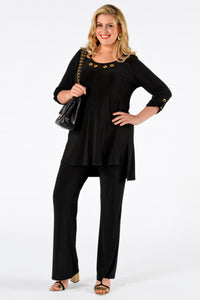 Shirt turn-up sleeves DOLCE - black - #2