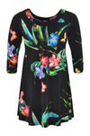 Shirt wide bot CHIARA - black - #3