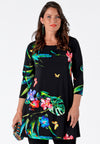 Shirt wide bot CHIARA - black - #1