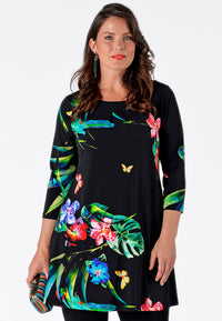 Shirt wide bot CHIARA - black - #1