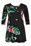 Shirt wide bot CHIARA - black - #4