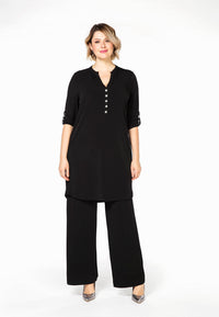 Tunic star buttons DOLCE - black - #2