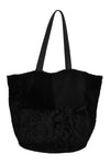 Bag mixed fur - black - #1