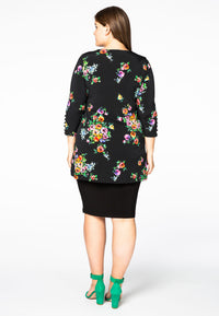 Tunic flare ROSA - black - #3