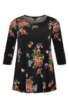 Tunic flare ROSA - black - #4