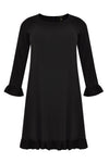 Dress ruffled COSI - black - #4